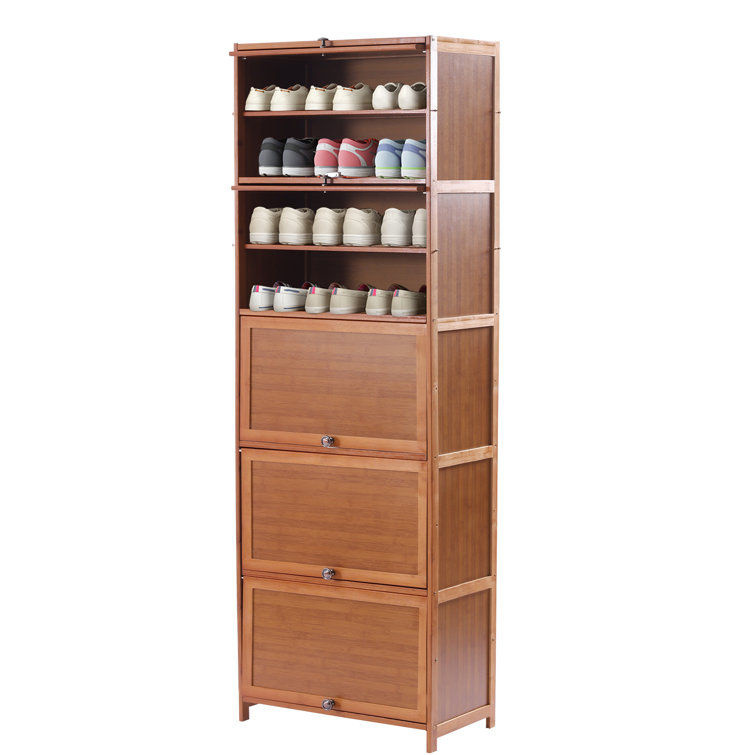 Shoe storage discount cabinet ebern designs